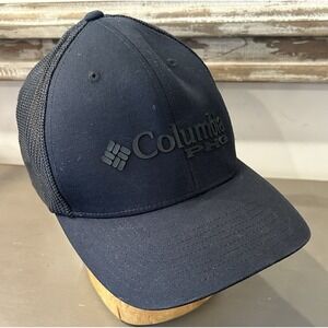 Columbia Black PHG With Antler Logo Cotton/Mesh‎ Hat Size S/M